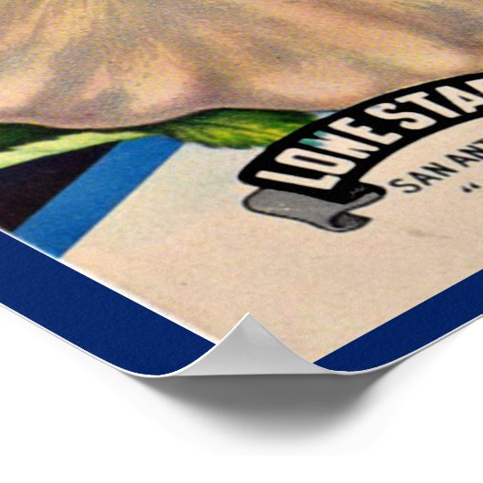 1950s zaadpakket witte squash print (Hoek)