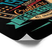 1951 71 jaar oude, 71e verjaardag, perfecte perfec poster (Hoek)