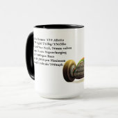 1951 Alfa Romeo 159 Alfetta Spécifications Mug (Devant gauche)