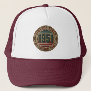  1951 BIRTHDAY GIFT TRUCKER HAT PET