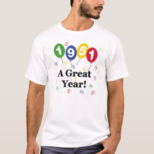 1951 een grote jaardag t-shirt