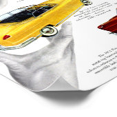 1951 Frazer automobile & Poster (Hoek)