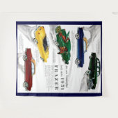 1951 Frazer automobile & Wandkleed (Voorkant (horizontaal))