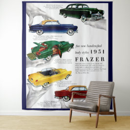 1951 Frazer automobile & Wandkleed