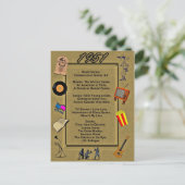 1951 Grands événements Carte d'anniversaire (Debout devant)