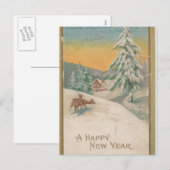 1951 Happy Feestdagenkaart (Voorkant / Achterkant)