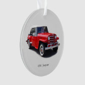 1951 Jeepster-acrylornament Ornament (voorkant)