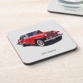 1951 Jeepster top up set of 6 dessous de verre (Côté gauche)