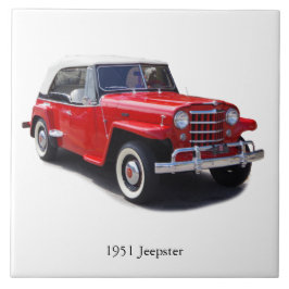 1951 Jeepster top-up tegel Tegeltje