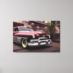 1951 Klassieke autocanvas afdrukken