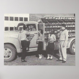 1951 Soft Drink Truck Poster
