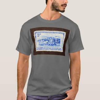 1952 3c B amp O Railroad Postage Stamp T-shirt