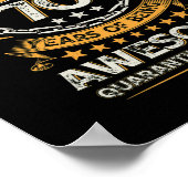  1952 70e verjaardag 70 jaar oud poster (Hoek)