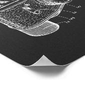 1952 Reflex Camera Brevet Art Dessin Impression (Coin)