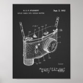 1952 Reflex Camera Brevet Art Dessin Impression (Devant)