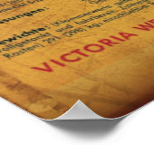 1952 Victoria Motorcycle-reclame Poster (Hoek)