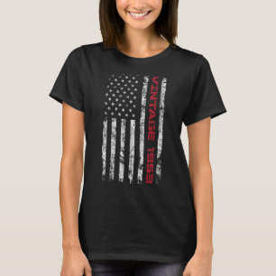 1953 70e verjaardag 70 jaar oude Amerikaanse vlag T-shirt