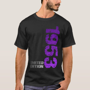 1953 70e verjaardag, geboren in 1953 1 t-shirt