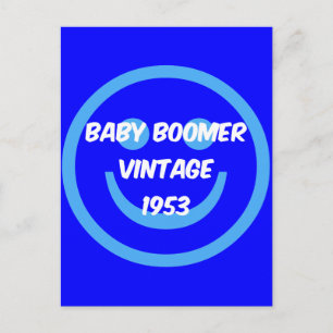 1953 baby Boomer Briefkaart