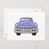 1953 Chevrolet Bel Air Front Uitzicht Briefkaart (Voorkant / Achterkant)