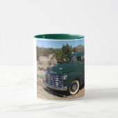1953 Chevy Pickup Truck green Coffee Mok (Midden)