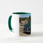 1953 Chevy Pickup Truck green Coffee Mok (Voorkant links)