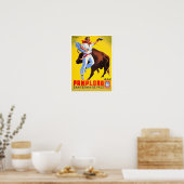1953 Feria de Pamplona vintage Poster (Keuken)