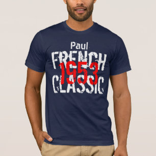 1953 Franse Classic 60th Birthday Gift voor hem T-shirt