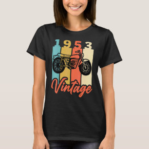 1953 Geboortejaar: oprolmotor op geboorte T-shirt