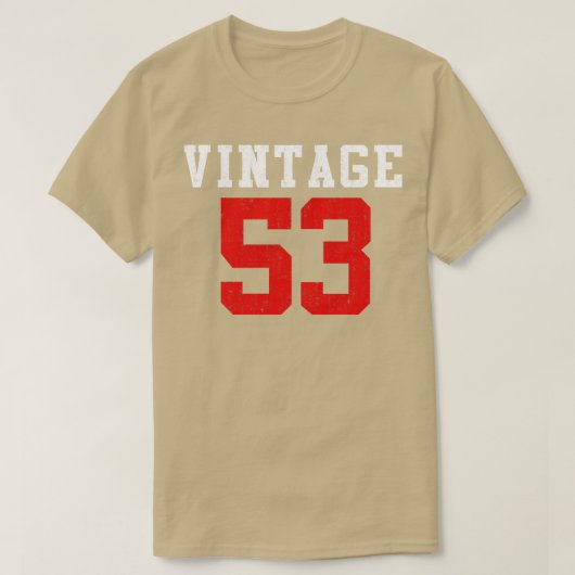  1953 geboren in jaren 1953 t-shirt (Design voorkant)