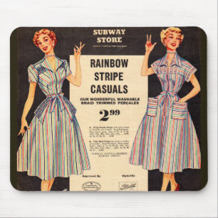 1953 Gimbels Subway Store jurk sale Muismat