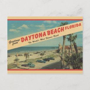 1953 Groeten van het Briefkaart van Daytona Beach