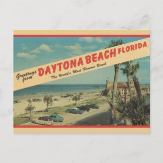 1953 groeten van het Briefkaart van Daytona Beach