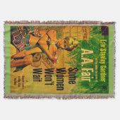 1953 pulp roman cover Enkele vrouwen wachten niet Deken (Voorkant)