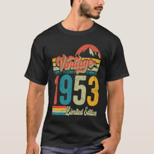 1953 Retro Mannen 70ste verjaardag T-shirt