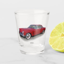 1953 Rood klassiek autoschotglas Shot Glas