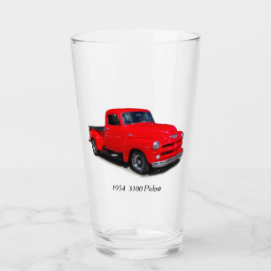 1954 3100 camionnette rouge verre