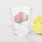 1954 3100 camionnette rouge verre abattu (Dos)