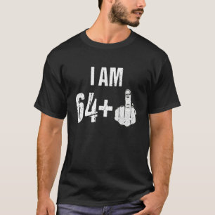 1954 65ste verjaardag, ik ben 64 plus Midden T-shirt