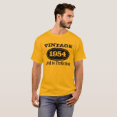 1954 âgé au T-shirt vintage d'anniversaire de la (Devant entier)
