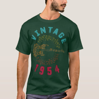 1954 Birthday Limited Edition Guitar Music T-shirt