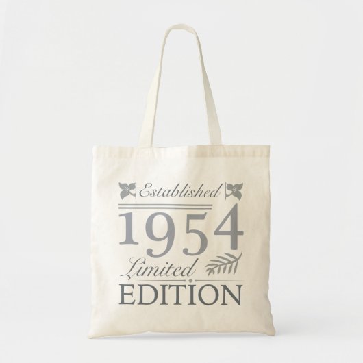 1954 Limited Edition 70 jaar oud Tote Bag (Voorkant)