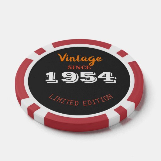  1954 Limited Edition Poker Chips – 72e (Enkel)