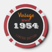  1954 Limited Edition Poker Chips – 72e (Achterkant)