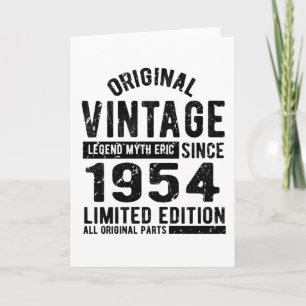 1954  verjaardag kaart