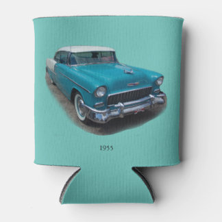 1955 Blauwe en witte klassieke koelbox Blikjeskoeler