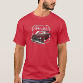 1955 Chevrolet Bel Air. 55 Rode Chevy. Amerikaans. T-shirt