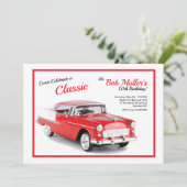 1955 Chevy Bel Air uitnodiging (Staand voorkant)