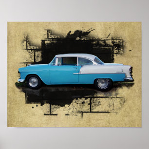 1955 Chevy Bel Air- Voiture Classique - Impression