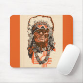 1955 Indiaas chef van Billy the Kind (UK) strips Muismat (Met muis)